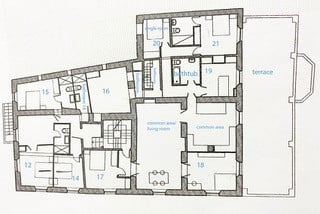 Floor plan showing first floor